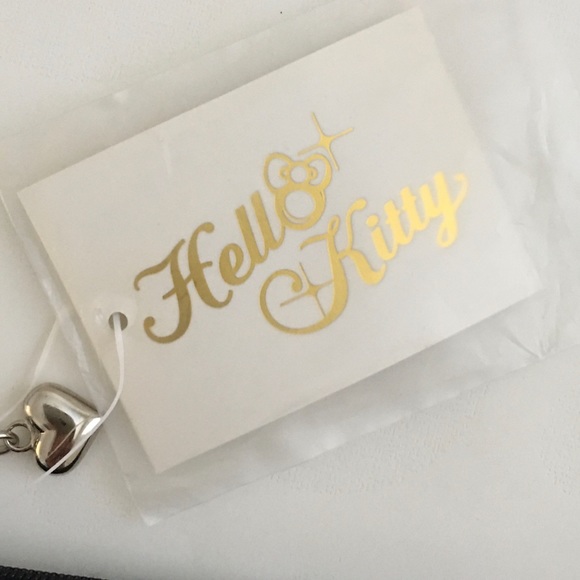 NWT Vintage Hello Kitty Black Crocodile Pen/Cosmetic Pouch Sanrio 2006 - Picture 9 of 13